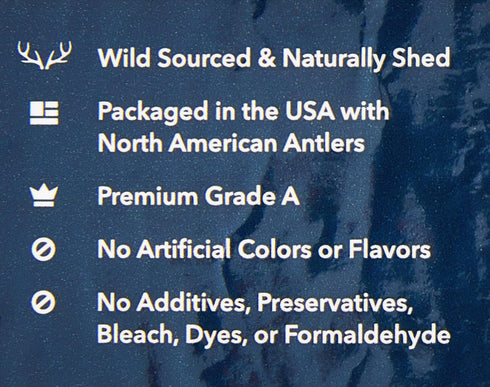Amazon Brand – Wag Dog Deer Antler Chew, Naturally Shed, Small (Best for Dogs under 15 lbs)