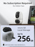 VIRTAVO 360 2Way 6 (2.4GHz/5GHz), Pet Camera Indoor for Dogs & Cats, PTZ Pet Monitor with Motion Tracking, DualLens