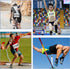 5.9" 7.9" Running Bibs Race Competitor Numbers Waterproof Runners Race Numbers with Safety Pins for Marathon Races
