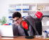 Tech Tools Stress Buster Desktop Punching Bag - Suctions to Your Desk, White Elephant Gifts for Coworker Men and Women