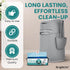 BrightOn (75 3 Litter Bag Refill Roll for Genie Easy Roll Litter Bin, Ultimate Odor Control,(Unscented) Bags /