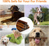 AZRAPAWS 12" 10 Pack Beef Collagen Sticks for Dogs, Dog Chews for Medium and Large Dogs, Bully Sticks