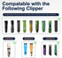 10# Pet Grooming Clipper Replacement Blades, Detachable Blades Compatible with Andis/Wahl/Oster Dog Clippers