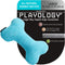 Playology Plush Squeaky Bone Dog Toy - All Natural Peanut Butter Scented, Interactive Squeaker for Large Dogs (35lbs &
