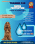 Dog and Puppy Pet Pee Training Pads with Odor-Eliminating Leak-Proof Quick-Dry Design, Potty Training, Super Absorbency, Regular Size, 17.7 x 13 Inches, Pack of 100, Blue & White