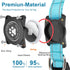 Airtag Dog Collar, Nylon Collar with Waterproof Holder, Reflective Adjustable Pet Collar for Heavy Duty Dogs