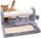 PAWZ Road Cat Scratching Post and Pad, Sisal-Covered Scratch Posts and Pads with Play Ball for Kittens