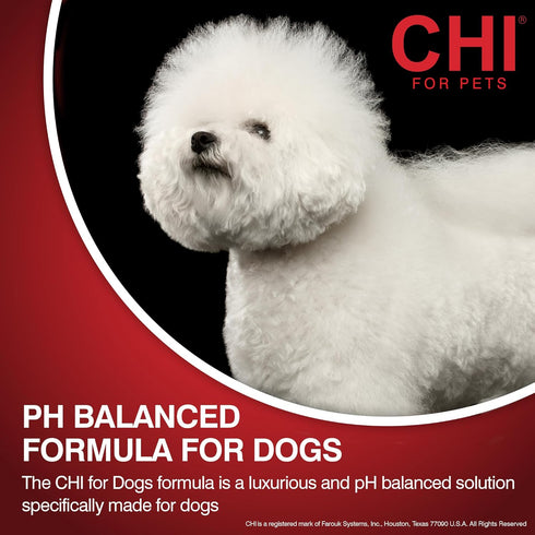 8 16 Oz CHI for Dogs Deep Moisture Shampoo, pH Balanced Hydrating Dog Shampoo for Dry Skin, Sulfate and Paraben Free