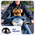 Lesypet Black Small Dog Helmet for Motorcycle Biking Safety Hat