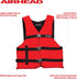 Airhead General All Purpose Life Jacket, US Coast Guard Approved Type III Life Vest, Perfect for Boating and Personal