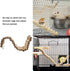 Hamiledyi Wooden Bridge for Hamster, Bendy Climbing Ladder, Long Suspension Bridge, Chew Toys for Small Pets
