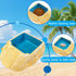 Hermit Crab Water Bowl with Climbing Ramp, Medium Reptile Water Bathing Pool Food Dish, Tortoise Habitat Aquarium Tank