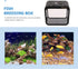 UKCOCO Betta Fish Tank Mini Aquarium - Starter Kit with LED Lighting for Decoration and Breeding Aquatic Plants