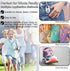 Simple 3D Step Counter, Walking Pedometer with Neck Lanyard/Carabiner for Men, Women, Teens, Adults, Seniors