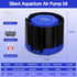 3W/5W 80 (3W) QZQ Aquarium Air Pump, Quiet Fish Tank Air Pump with Dual Outlets, Powerful Adjustable Oxygen Pump