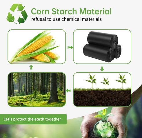 Winmoom 50 8 1.3 portable toilet bags for camping, Gallon Mil Thickened Compostable Toilet Replacement Bags