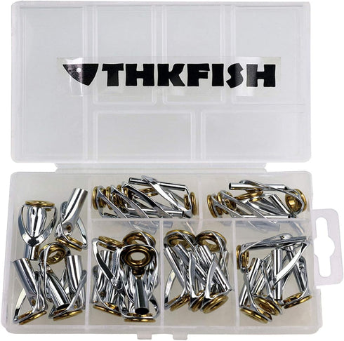 THKFISH Saltwater Rod Tip Repair Kit Heavy Duty with Stainless Steel Ceramics Fishing Rod Replacement Tips