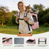 Backpack Backpack Backpack Lekereise Pet Carrier Expandable Cat for Small Dogs Cats, Dog Bag with Breathable Mesh, Pink