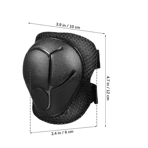 Happyyami Ski Knee and Elbow Pads Set - Protective Gear with Wrist Guard for Snowboarding