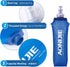 JEELAD Soft Folding Water Bottles BPA-Free Leak-Proof Hydration Bladder TPU Soft Collapsible Flask for Running Hiking