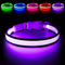 Flashseen LED Dog Collar, Light Up Dog Collar USB Rechargeable, Brightest Dog