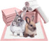 Tfwadmx Rabbit Pee Pads 100 Pcs 18" 13" Disposable Cage Liners Leak-Proof