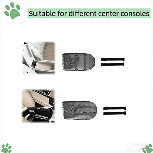 Furqade 2010-2026, Console Dog Seat for Nissan Micra March Pet Booster, Automotive Car Bed, Cat Soft-Sided Carrier