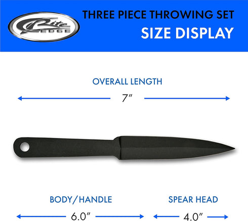 SZCO Supplies 3-Piece Throwing Knife Set