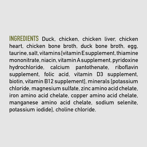 ORIJEN Adult Wet Cat Food, Grain Free Duck and Chicken Entree in Bone Broth, WholePrey Ingredients, 5.5oz (Case of 12)