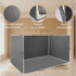 Dmnnlp 35"x29"x17.3" Dog Pee Pad Holder with High Walls - No-Splash Indoor Dog Potty Box, Foldable Potty Training