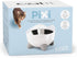 Catit PIXI Elevated Feeding Dish, Whisker Stress Free Food & Water Cat Bowl in White