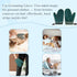 4 Pcs Cat Grooming Kit: Self-Cleaning Slicker Brush, Deshedding Glove & Corner Massagers for Shedding