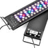 AQQA 16W Multi-Function Aquarium Light, Waterproof LED Fish Tank Light with Timer, 7 Colors, Full Spectrum