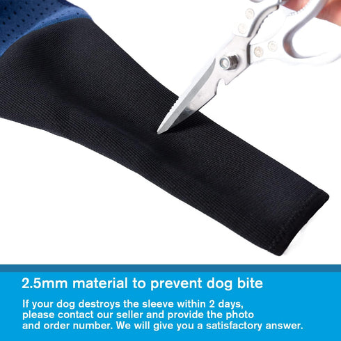 Coodeo Dog Recovery Suit, Cone Collar Alternative, Abrasion Resistant, Washable, Waterproof for Pet Wounds (L, Blue)