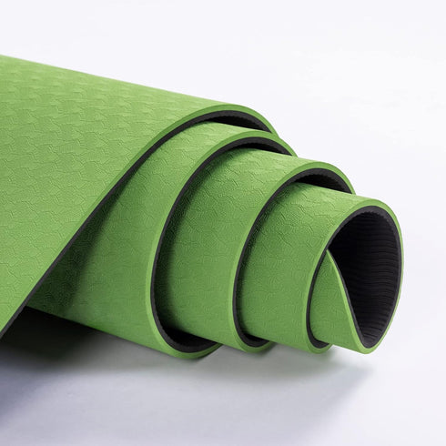 UMINEUX Extra Thick Yoga Mat 1/3'' Non Slip for Women, Eco Friendly TPE Fitness Exercise Mat with Sling & Storage Bag