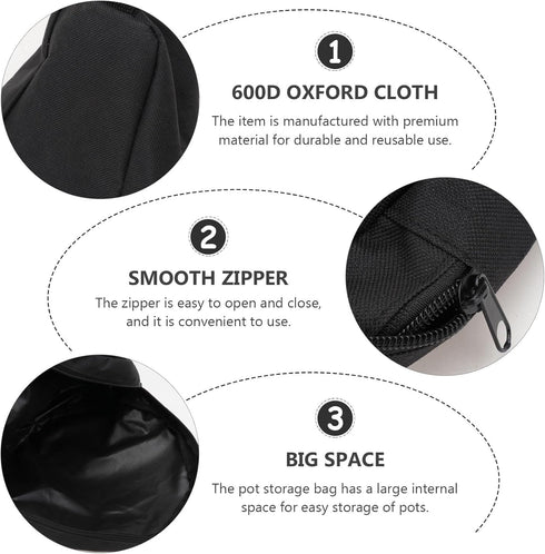 Portable Cookware Storage Bag for Camping and Hiking - Multifunctional Design