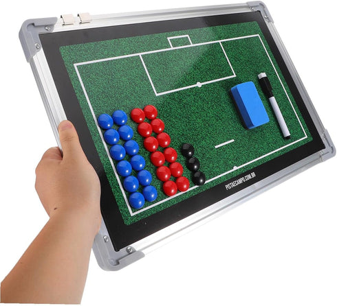 Ciieeo Soccer Training Board Aluminum Alloy Sports Ball Training Board for Football Match Strategy Planning