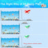 Transparent Airline Tubing Aquarium Air Pump Accessories Kit with Check Valves, Air Stones, Suction Cups & Connectors