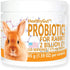 HealthyGut Probiotics for Rabbits, All-Natural Dietary Supplement for Digestive System, 120 Servings