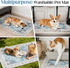 2 Pack 72"x72" Washable Pee Pads for Dogs Reusable Puppy Training Pads Super Absorbent Waterproof Dog Training Pads