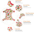 CuteBone Small Dogs Christmas Outfit, Soft Puppy Onesies Pjs, Comfy Doggie Jumpsuit for All Seasons