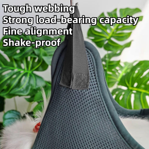 Copfeu Hammock Trimming, Rabbit Grooming with Safety Belt for Nail Clipping, Grooming, Bunny Bathing Bag for Nail Cat