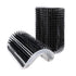 2 Pack Black Catnip Wall Massage Corner Brush - Self Groomer Scratcher for Long & Short Fur Cats