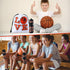 Hosuly 24 Pcs 24 oz Basketball Water Bottle Set, Drawstring Bag, 12 Reusable Plastic Tumblers for Party Favor (Orange,