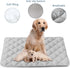 Dog Crate Mat 2 Pack, Soft Anti-Slip Dog Bed for 42" Crate, Machine Washable, Grey, 42" x 28"