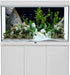 AWERT 36x24 inches Vinyl Background, Underwater Aquatic Plant Fish Tank Background, Stone River Bed & Lake