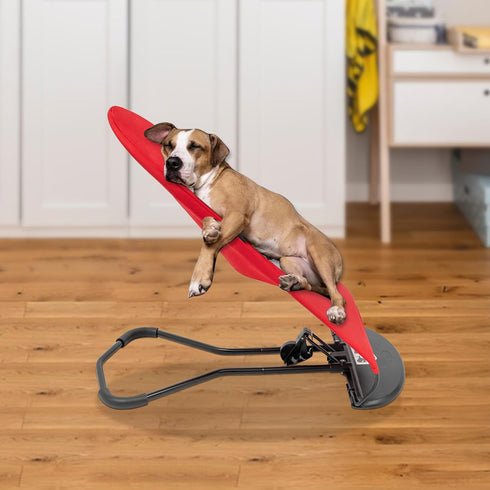 Beuioslyr 33.07 Lbs Pet Rocking Chair, Portable Foldable Pet Rocker Bed, Height Adjustable Pet Rocker Bed Dog Rocking