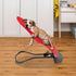 Beuioslyr 33.07 Lbs Pet Rocking Chair, Portable Foldable Pet Rocker Bed, Height Adjustable Pet Rocker Bed Dog Rocking