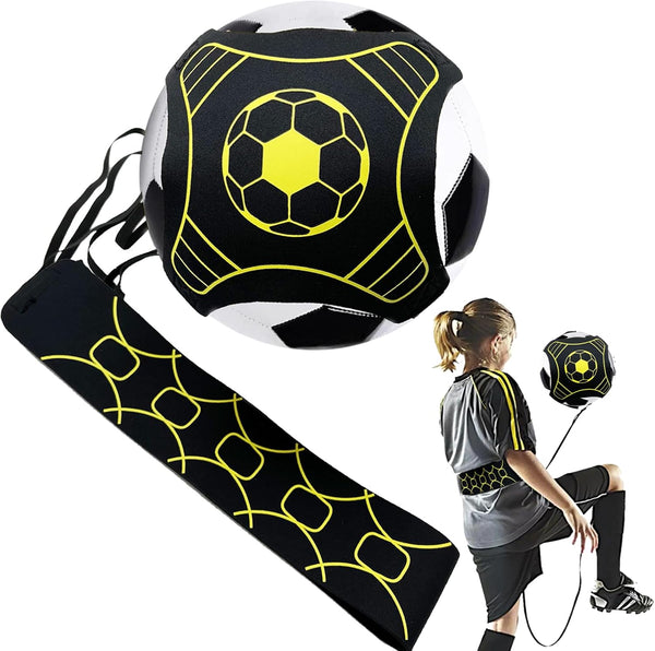 Soccer Kick Trainer Belt for Kids & Adults, Equipment for Soccer, Volleyball, Rugby, Kick Solo Juggling & Agility