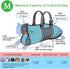 Cinf Cat Nail Clipping Cleaning Grooming Restraint Bag, No Scratching for Bathing, Nail Trimming, Examining (Blue, M)
